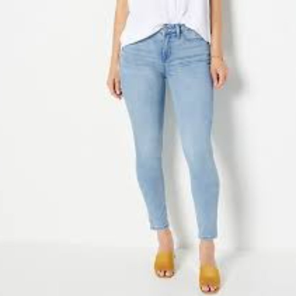 Laurie Felt Regular BFF 5-Pocket Ankle Skinny Jeans Size 10